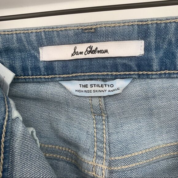 Sam Edelman The Stiletto His Rise Skinny Ankle Jeans - Picture 11 of 12